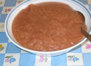 Photo of Pink Applesauce